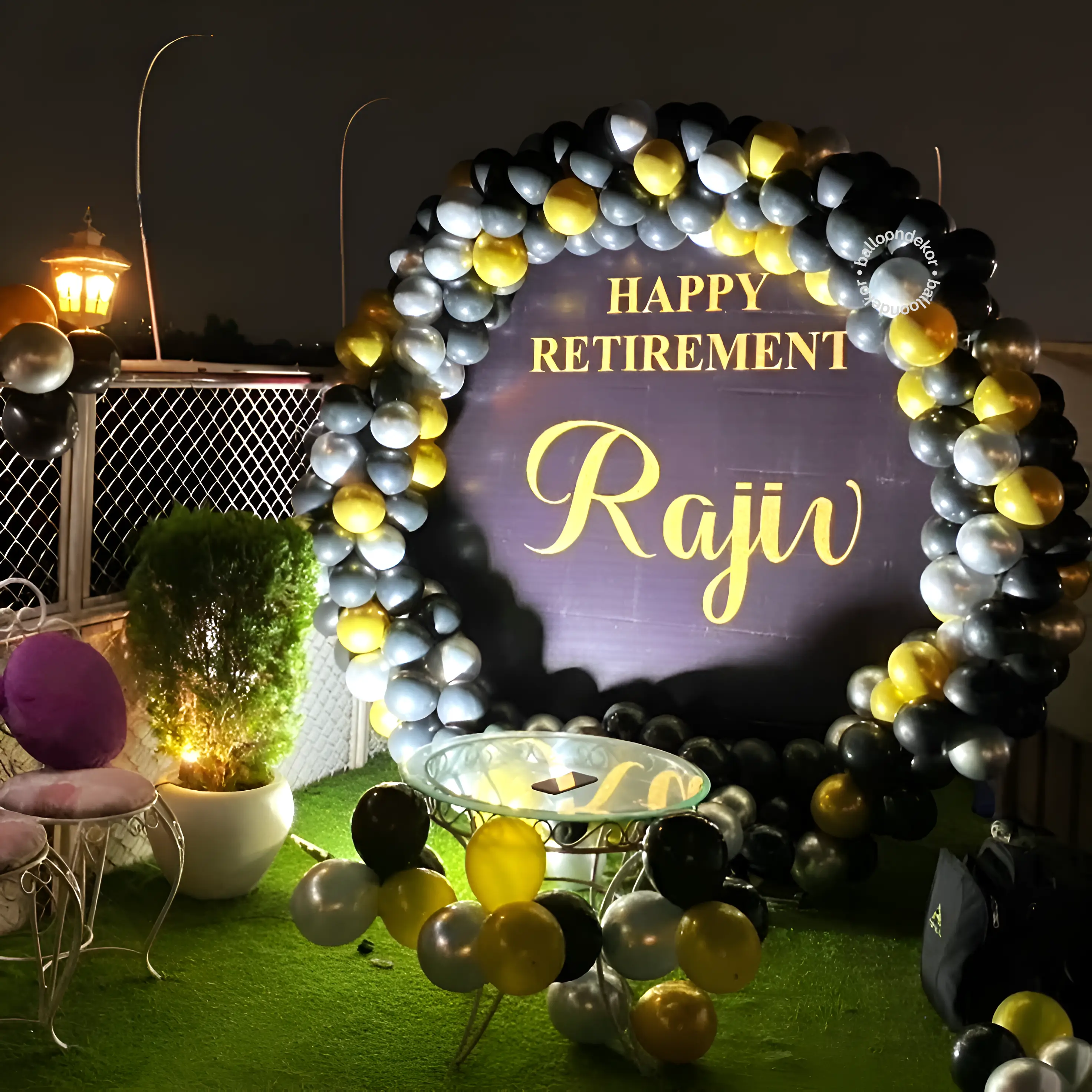Grand Retirement Party Decoration