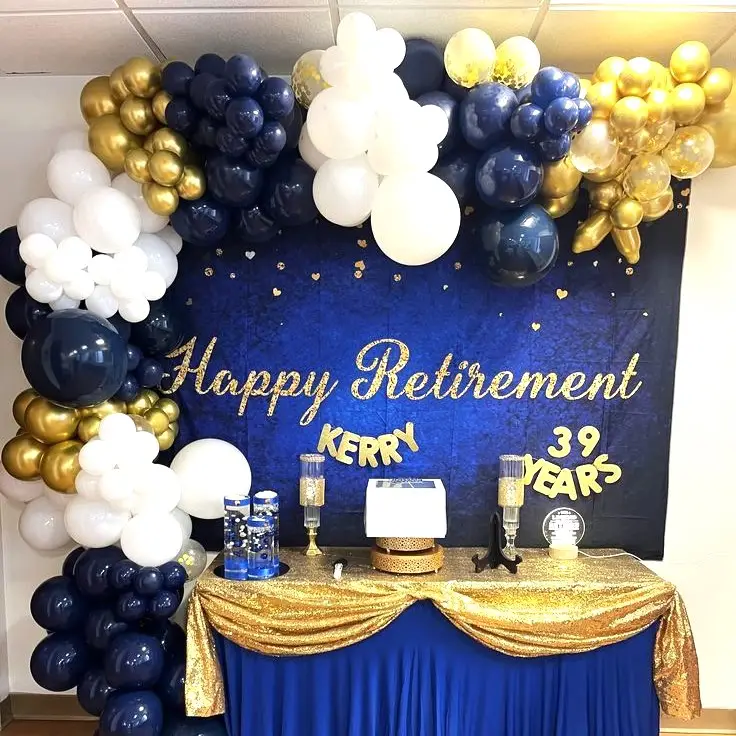Balloon Arch For Retirement Decoration