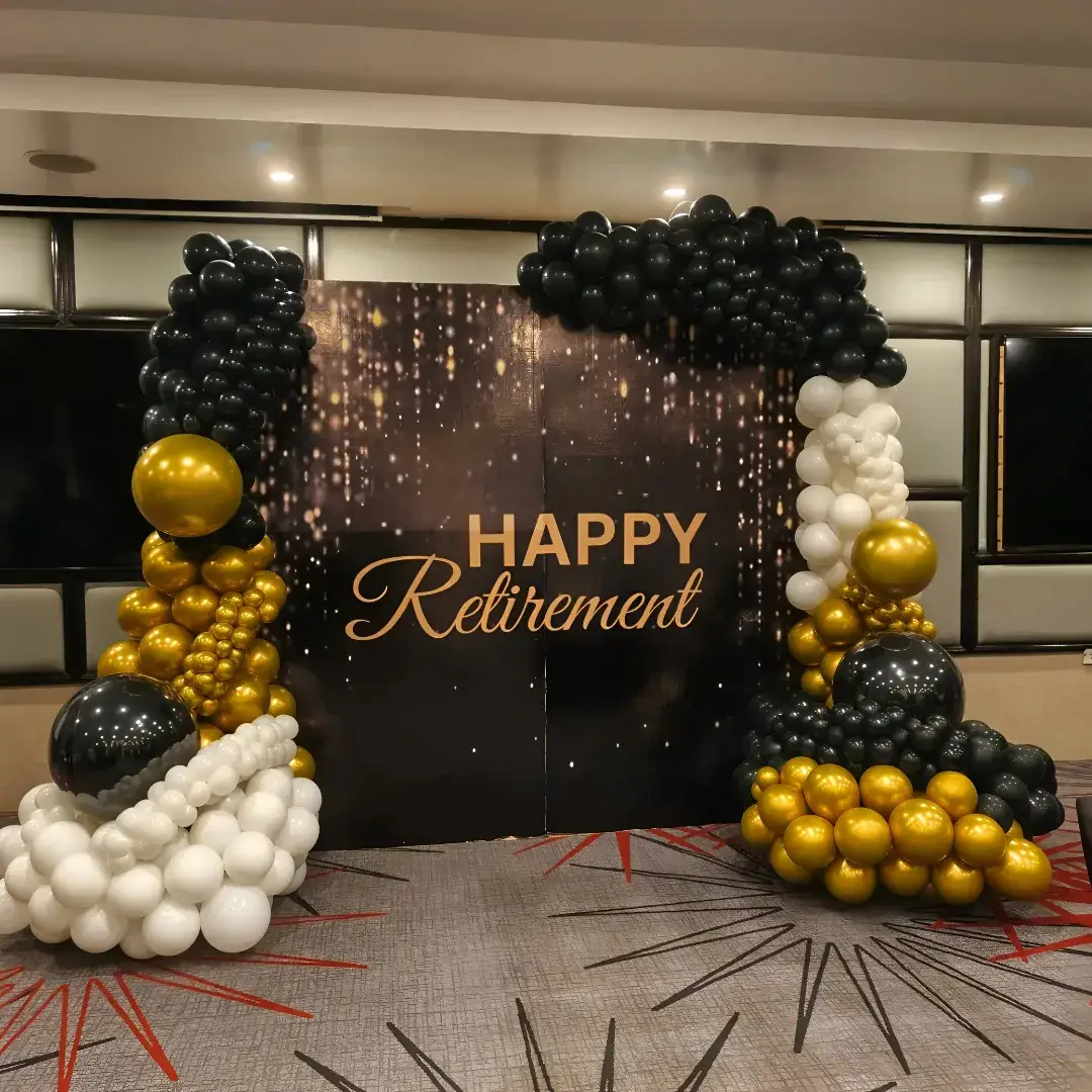 Joyful Retirement Celebration Setup