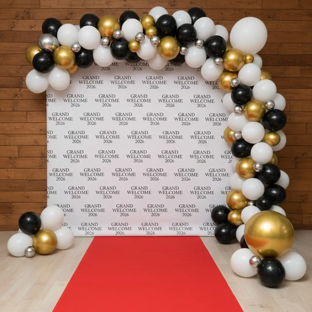 Fresher Welcome Backdrop Decoration