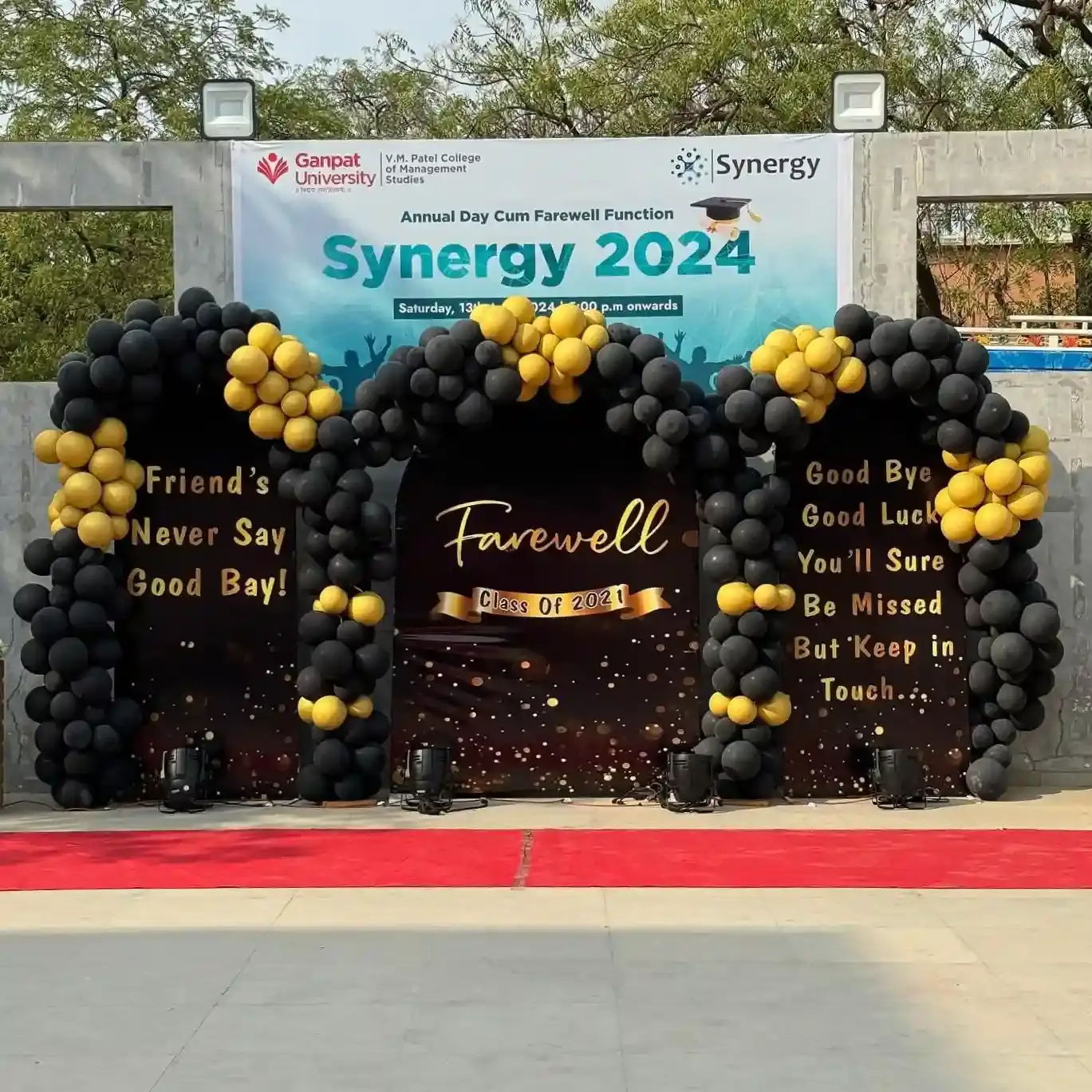 Farewell Fiesta Backdrop Decoration