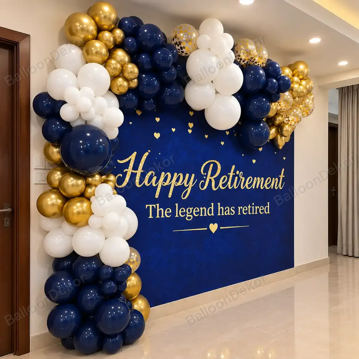 Balloon Arch For Retirement Decoration — thumbnail 2