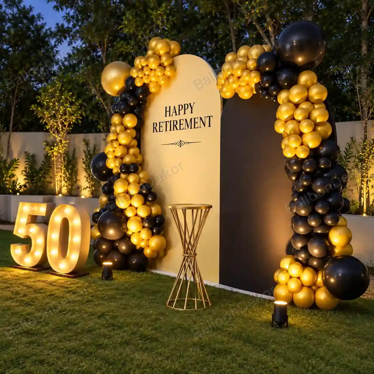 Customized Backdrop For Retirement Decoration — thumbnail 2