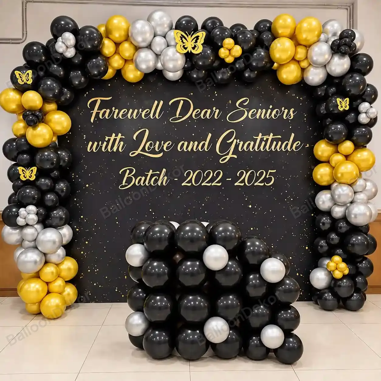 Farewell Event Balloon Setup — Retirement & Farewell Decorations