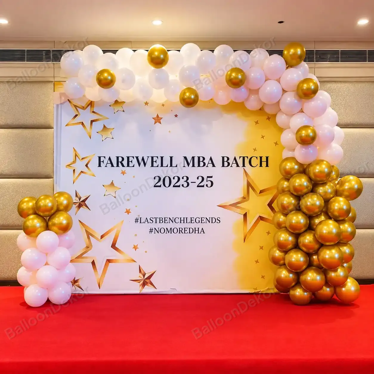 Grand Collage Farewell Decoration — Retirement & Farewell Decorations