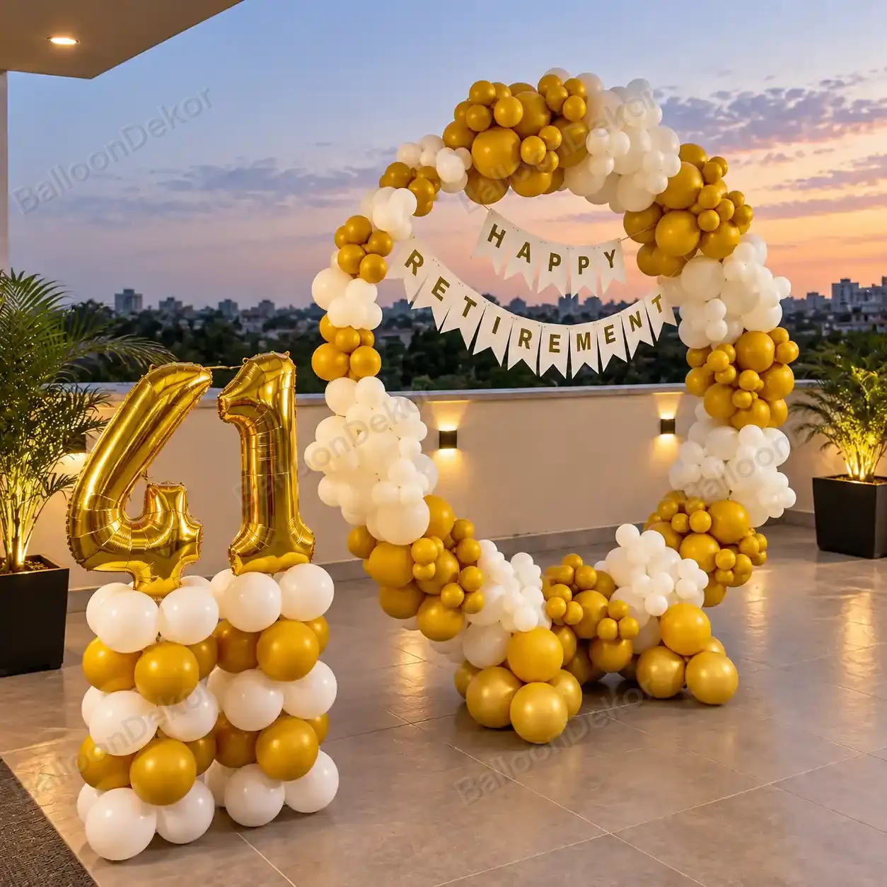 Retirement Balloon Ring Decoration — thumbnail 2