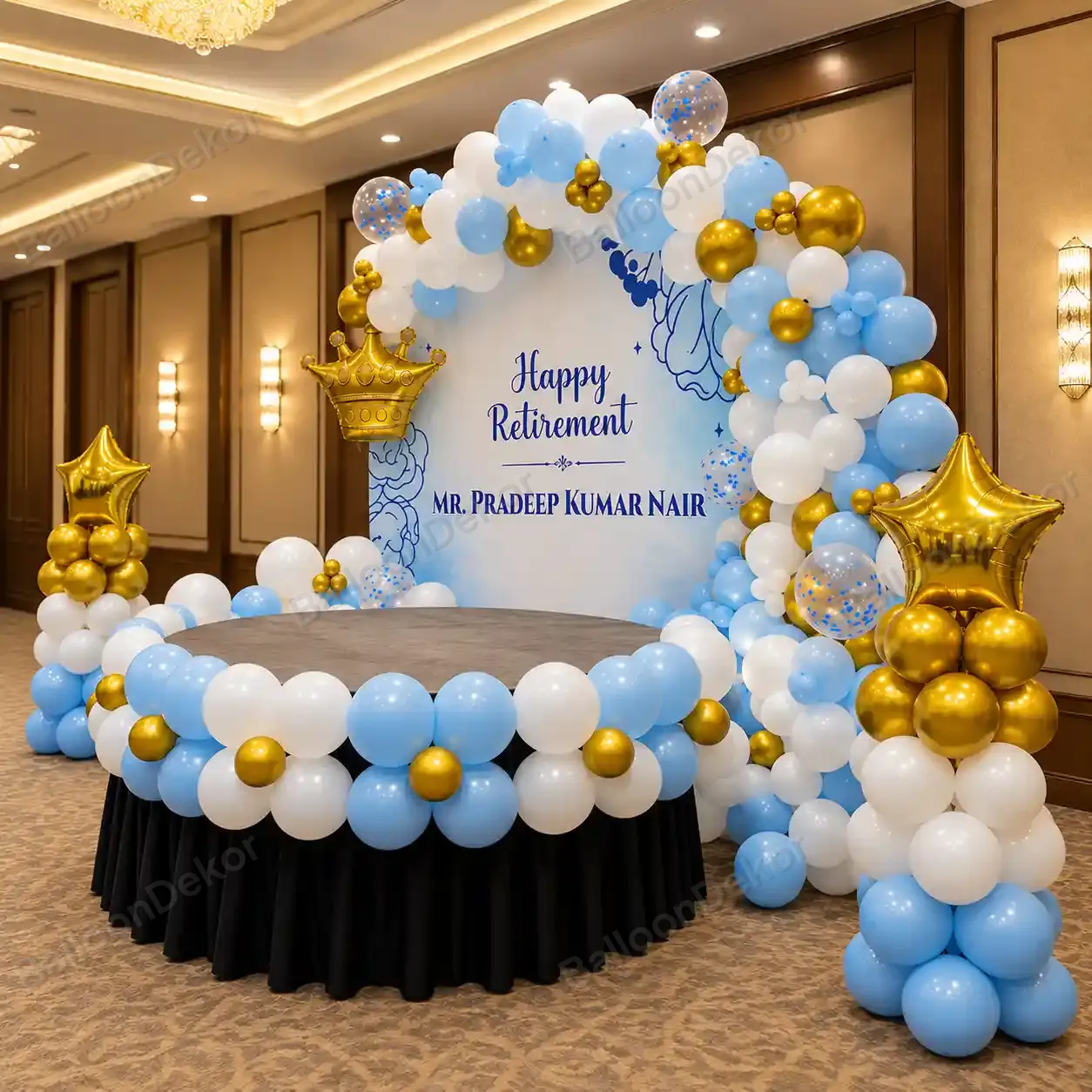 Retirement Party Hall Decoration — thumbnail 2