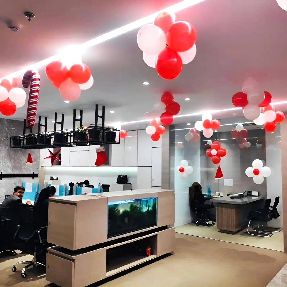 Corporate Christmas Celling Decoration