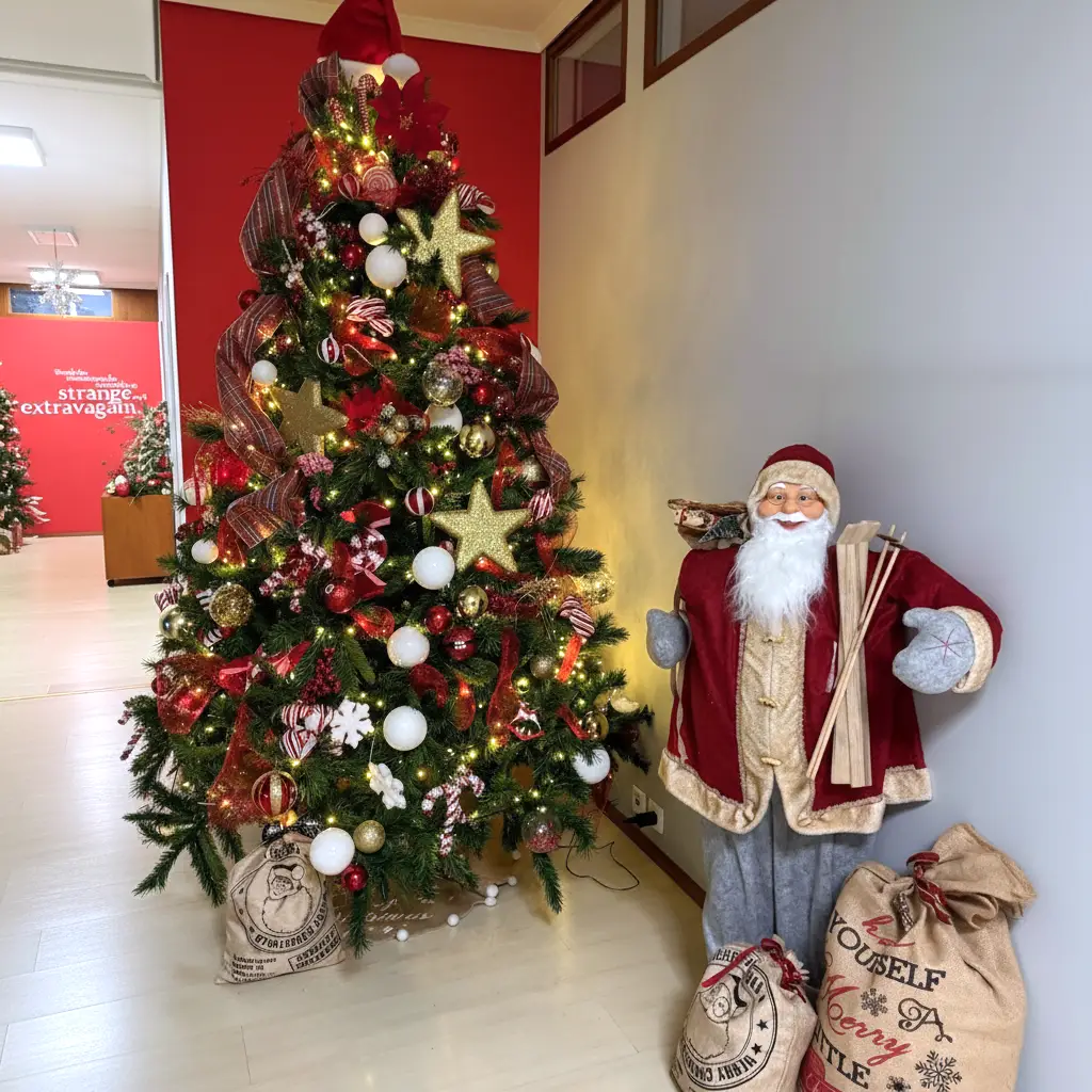 Xmas Eve Balloon Decoration