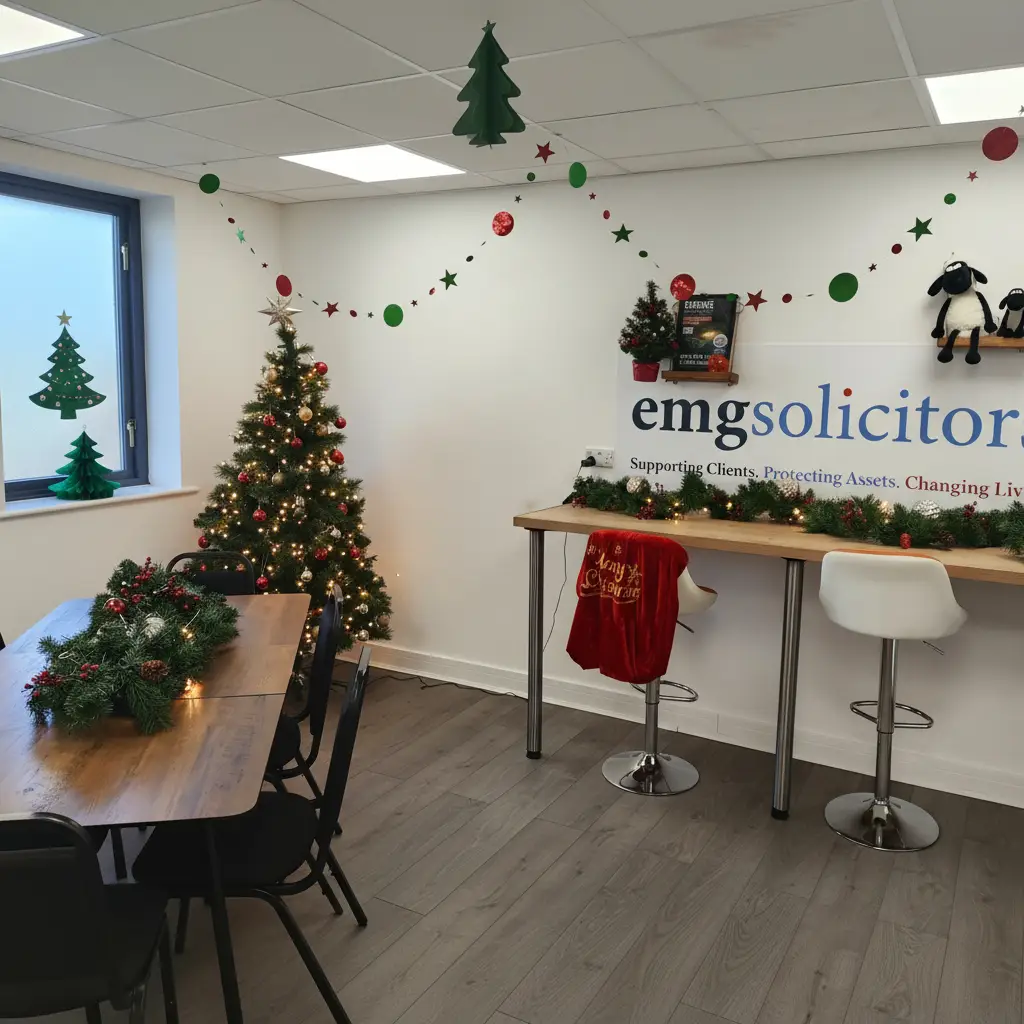 Office Cabin Christmas Celebration Decor