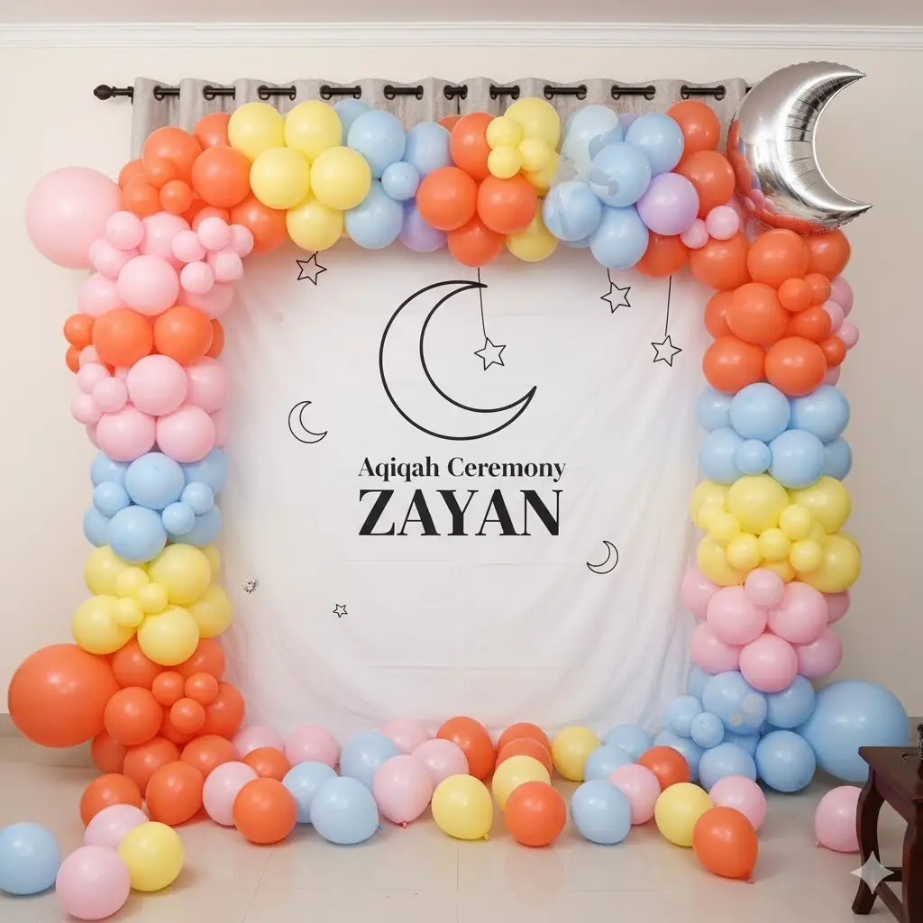 Luxury Aqiqah Ceremony Decoration