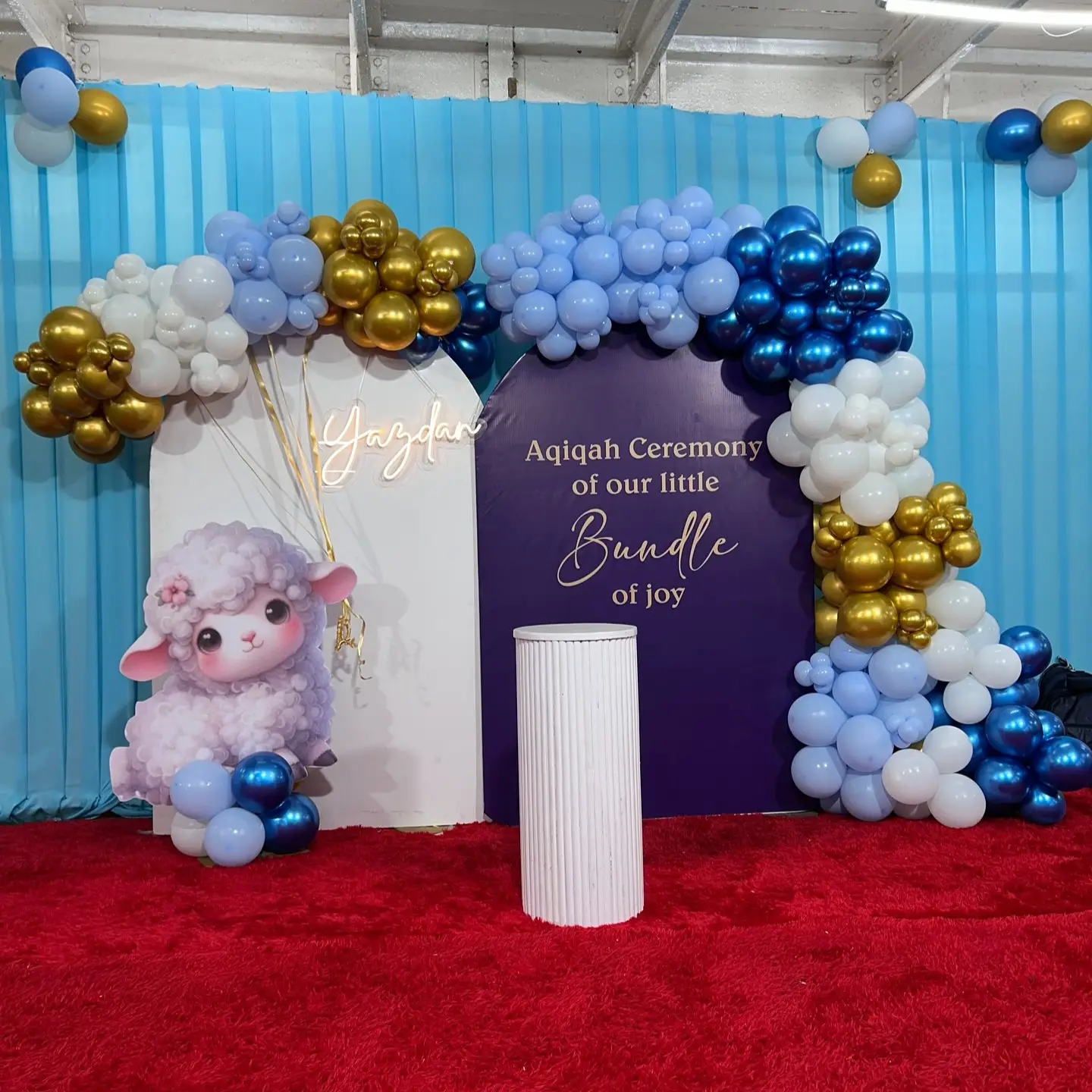 Hall Decoration for Somaayah Celebration