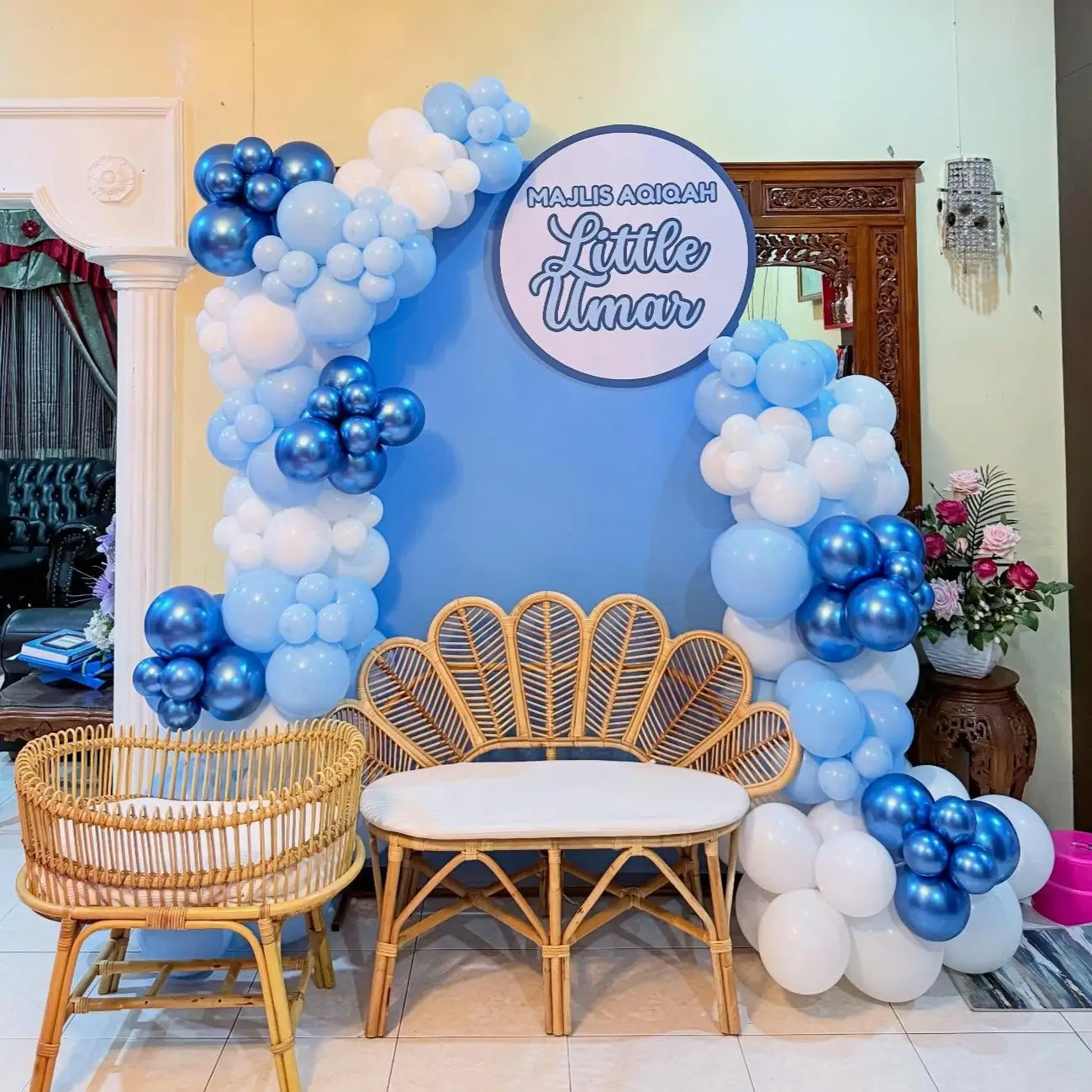 Majlis Aqeeqah Balloon Decoration