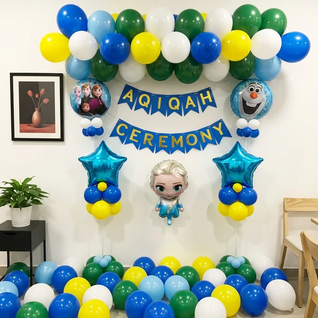 Frozen Theme Aqiqah Decoration