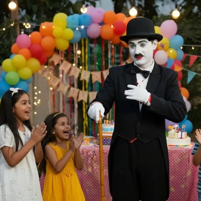 Charlie Chaplin For Kids Birthday Party