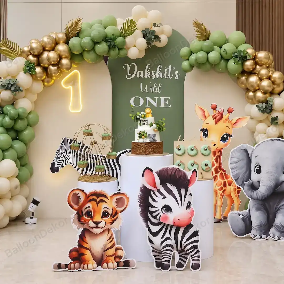 Jungle Safari Birthday Bash Decor — thumbnail 3