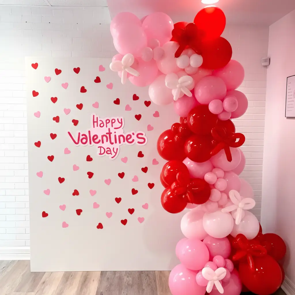 Customized Backdrop For Valentines Day