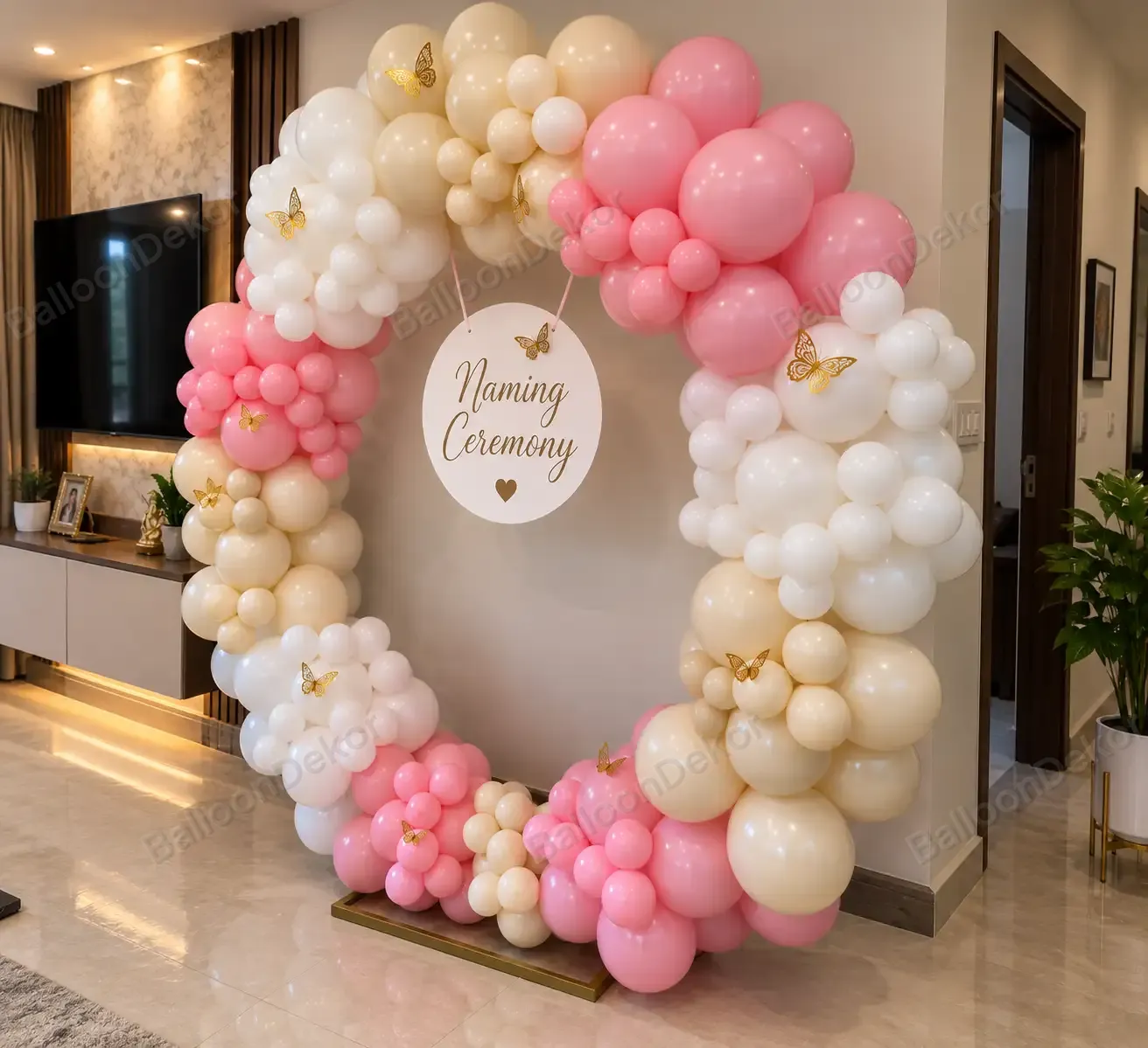 Beautiful Naamkaran Ceremony Decoration — thumbnail 2