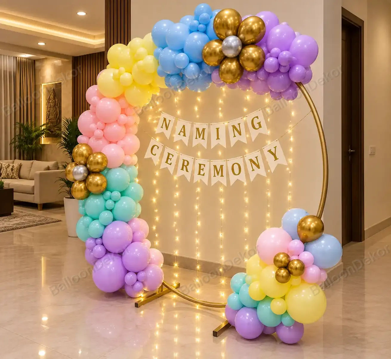 Royal Naamkaran Ceremony Decoration — thumbnail 2