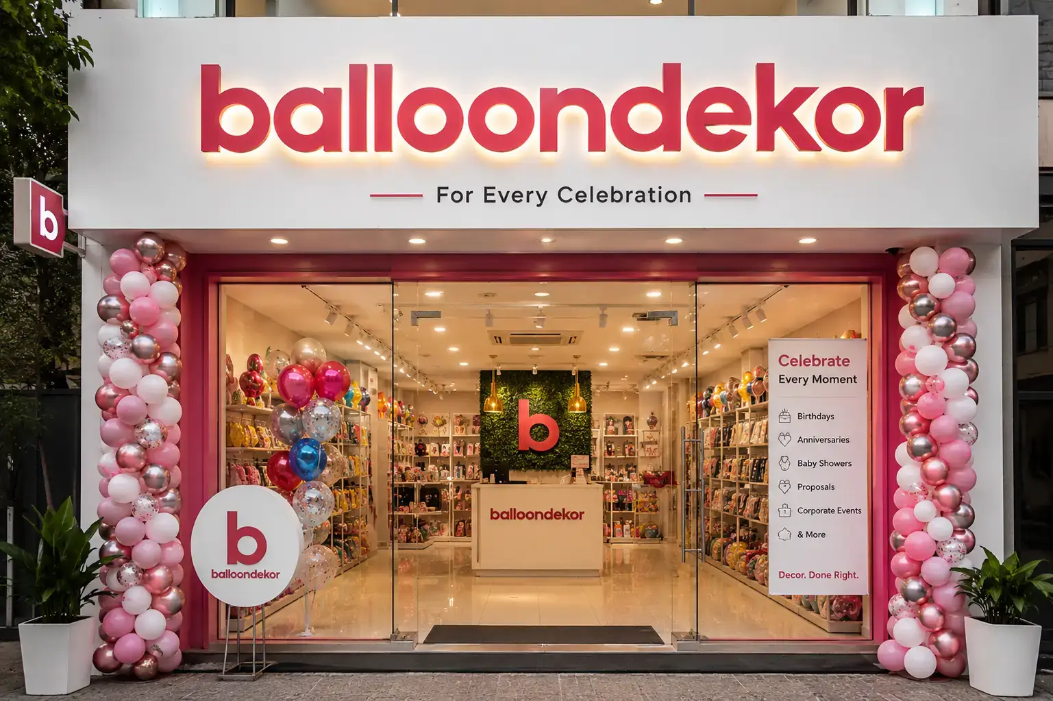 Professional BalloonDekor decoration setup