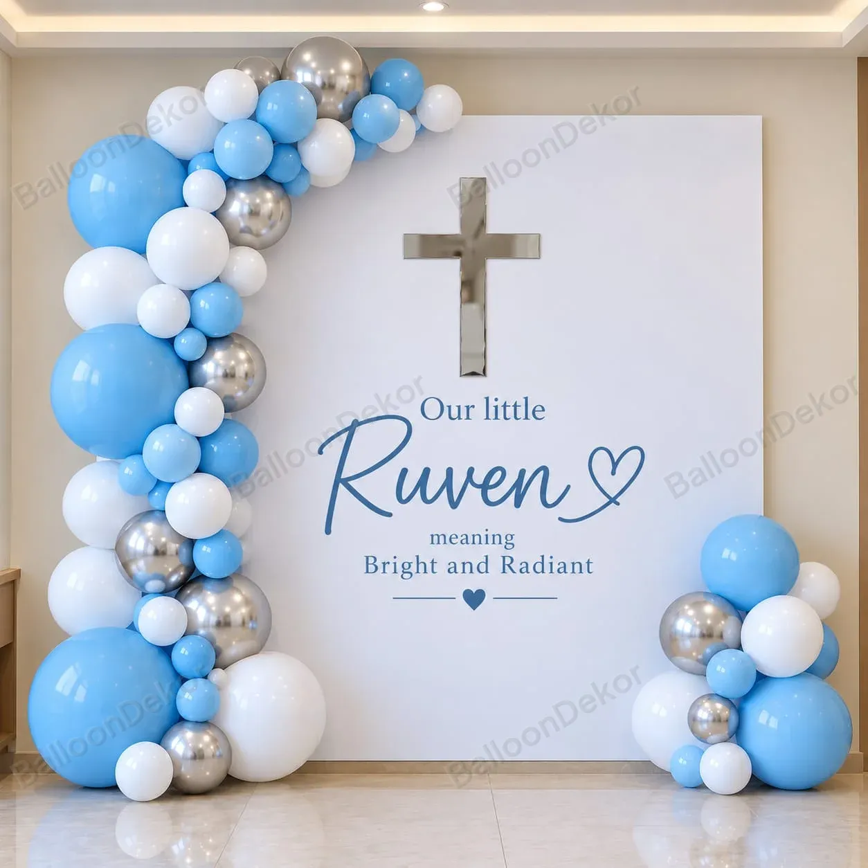 Baby Christening Welcome Decoration — Baptism & Christening Decoration