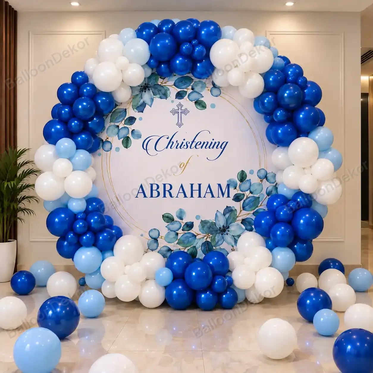 Elegant Baptism Ceremony Decoration — Baptism & Christening Decoration