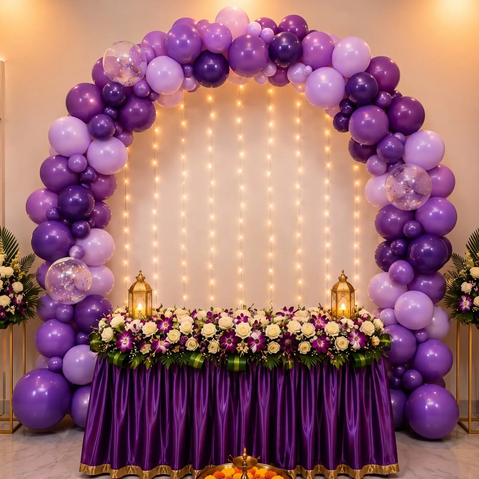 Ganpati Puja Balloon Decoration — thumbnail 4