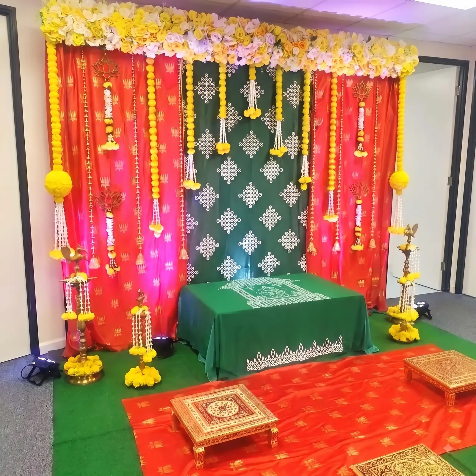 Diwali Mandap Decoration For Office — thumbnail 2
