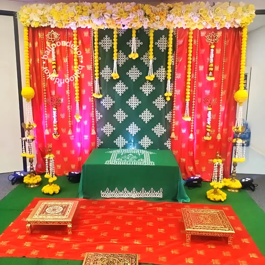 Diwali Mandap Decoration For Office — Diwali Decoration