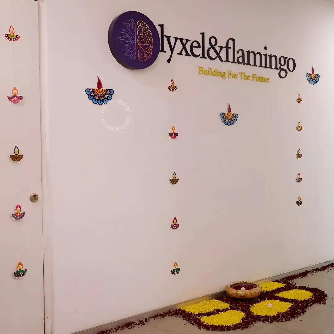 Diwali Reception Decoration for Office — thumbnail 2