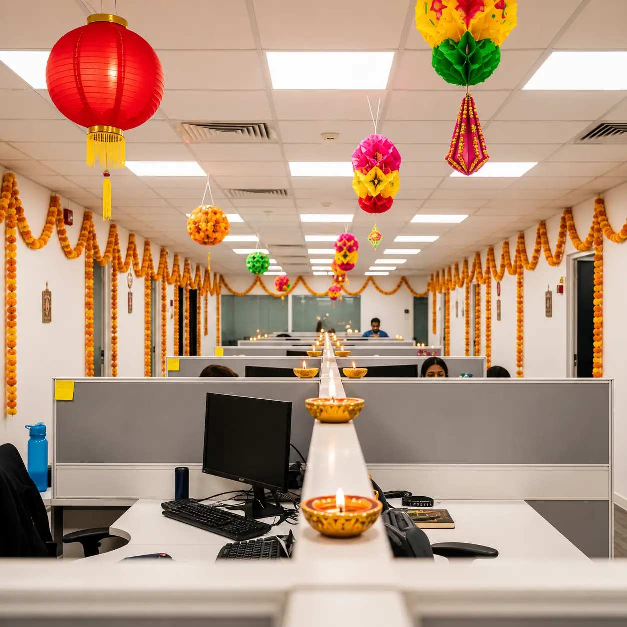 Diwali Special Office Entrance Decoration — thumbnail 3