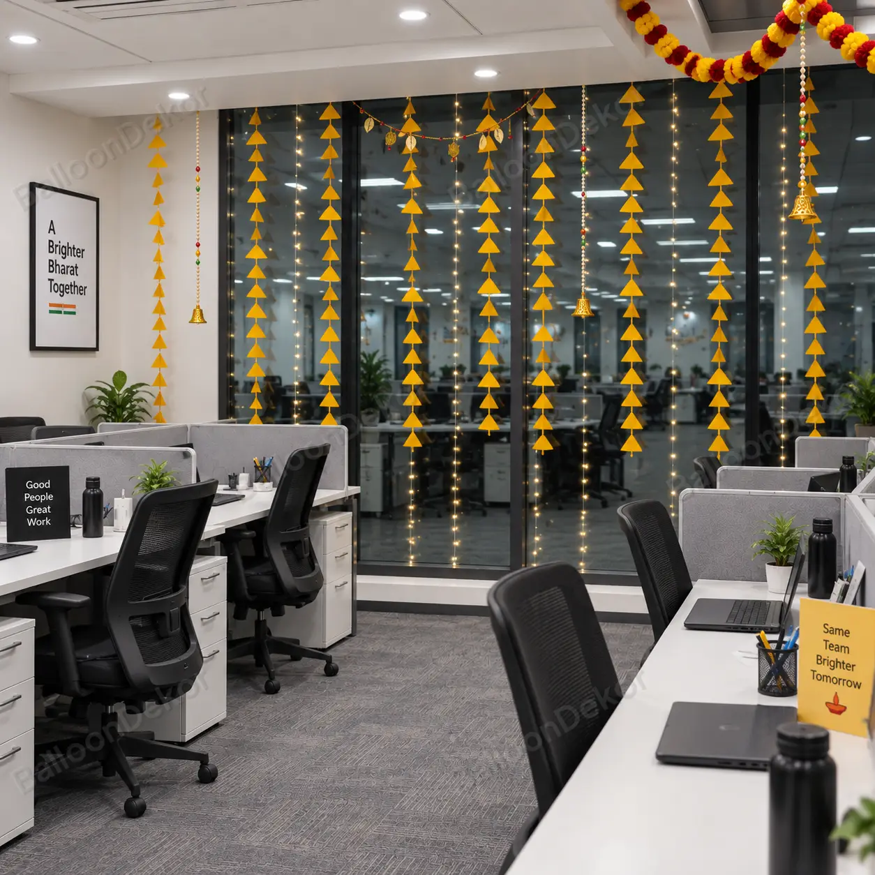 Festive Diwali Office Decoration — thumbnail 3