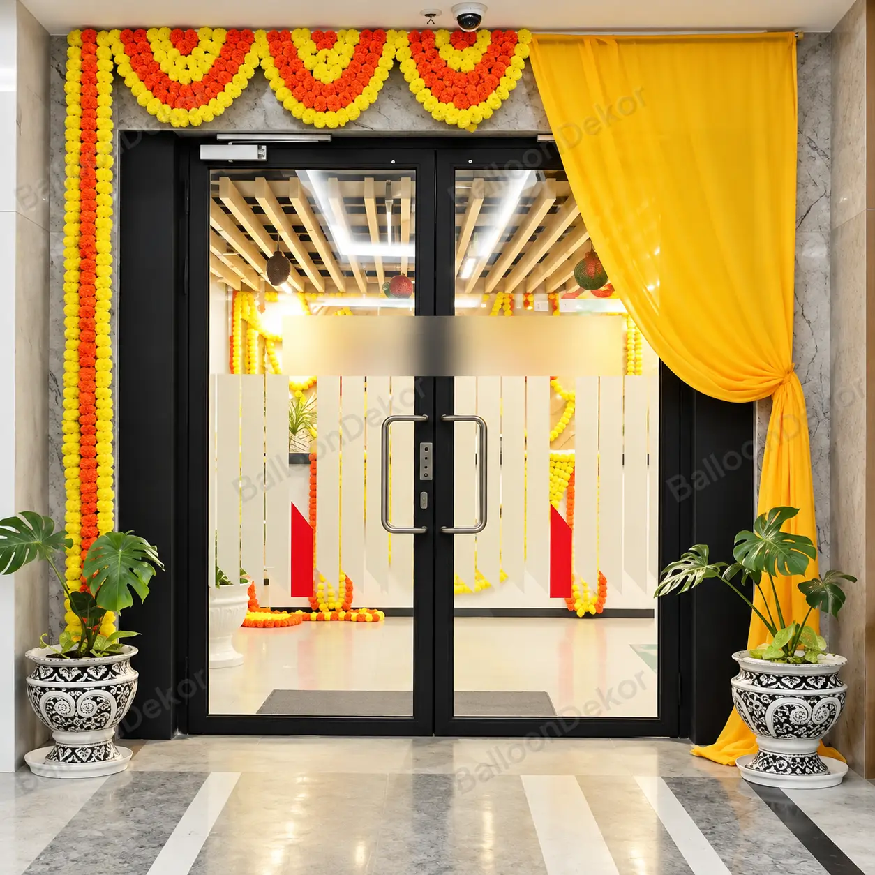 Flower Get & Reception Decor for Diwali