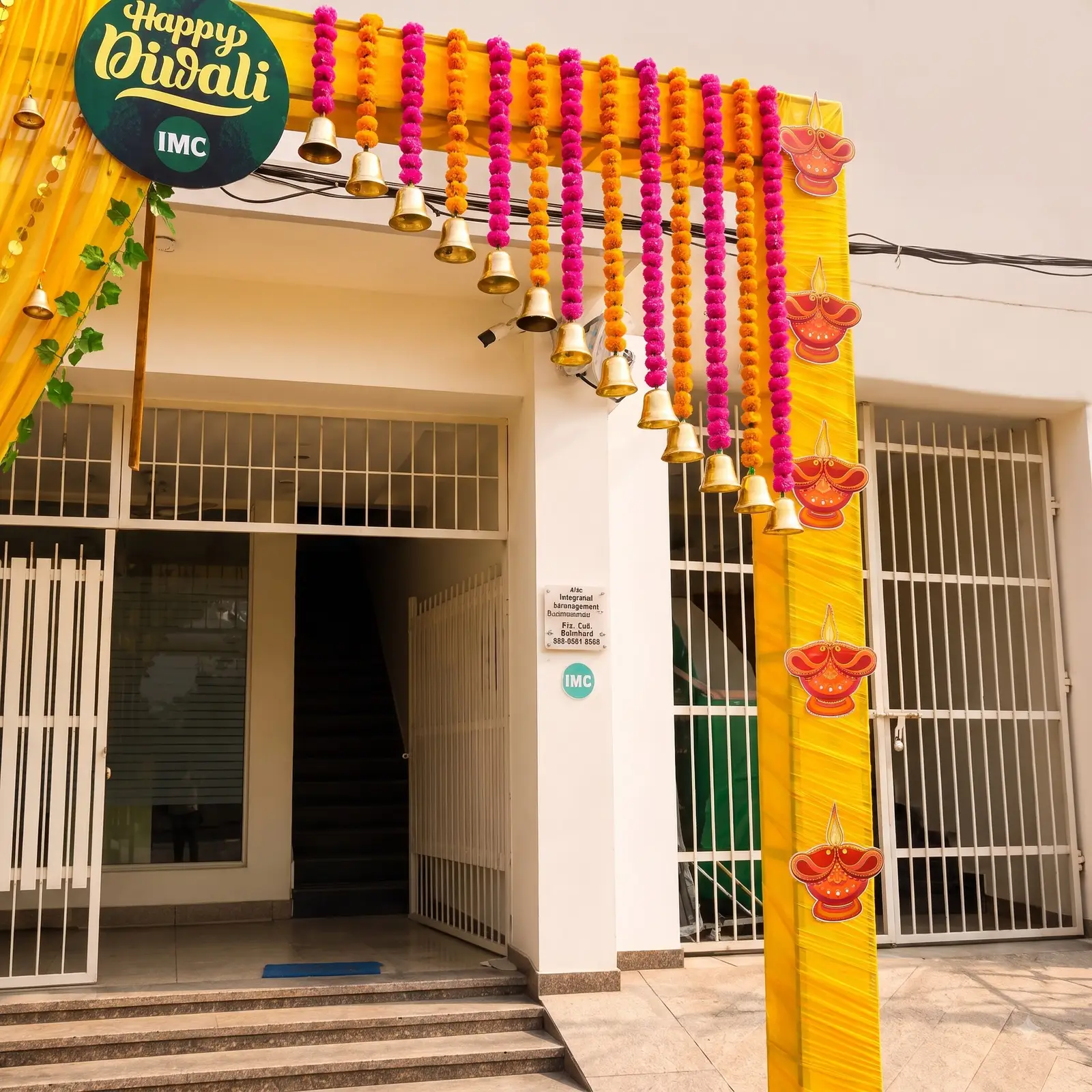 Office Entrance Diwali Decoration — thumbnail 3