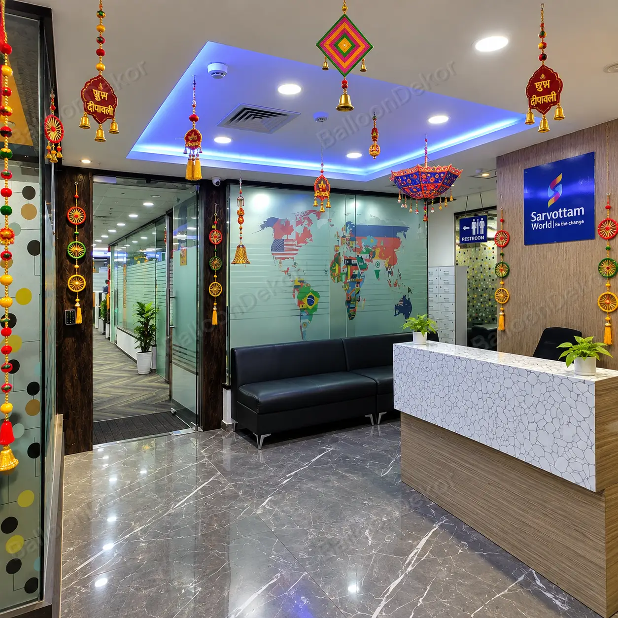 Traditional Diwali Office Decoration — thumbnail 2