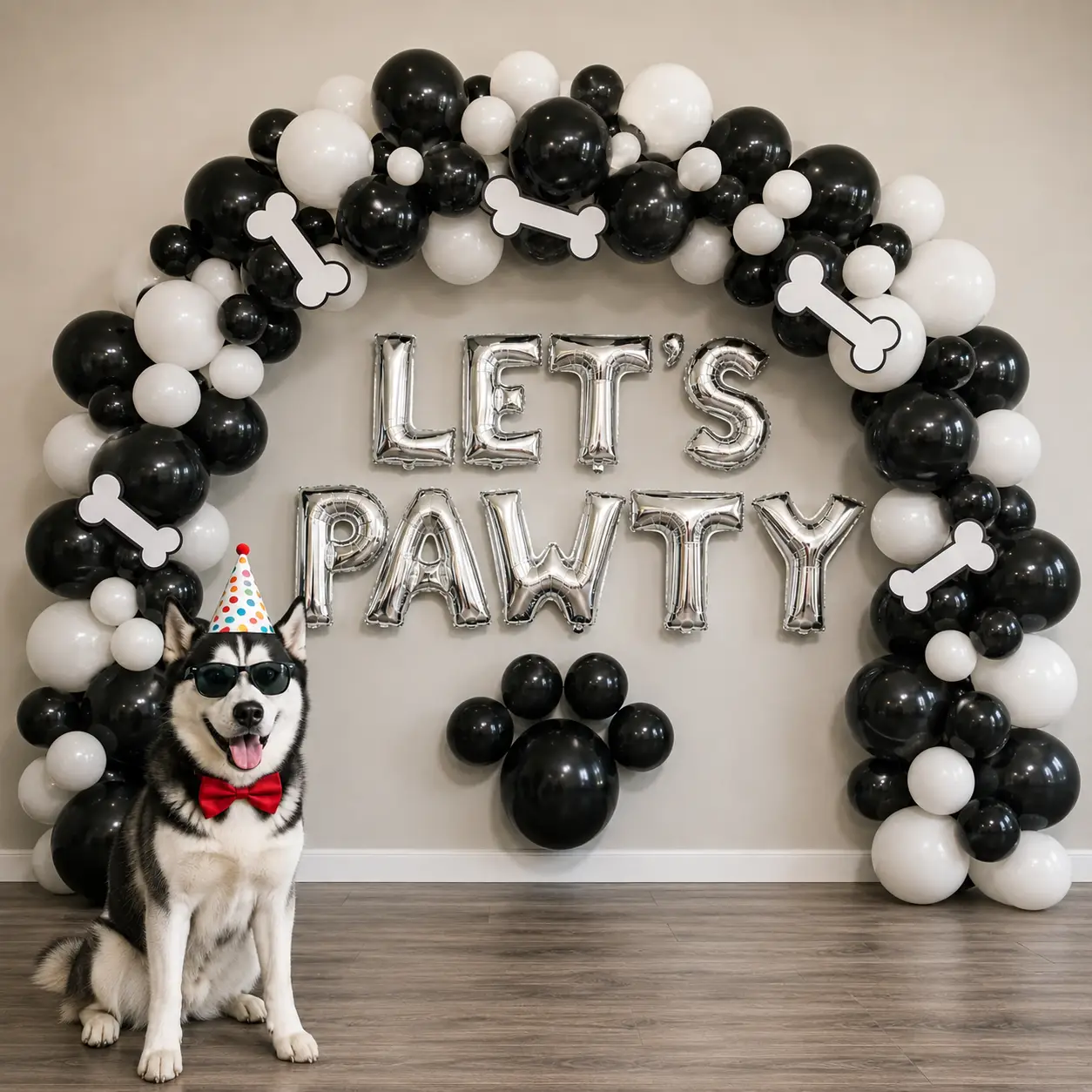 Adorable Pet Birthday Balloon Decoration — Pet Birthday Decoration for Dogs & Cats