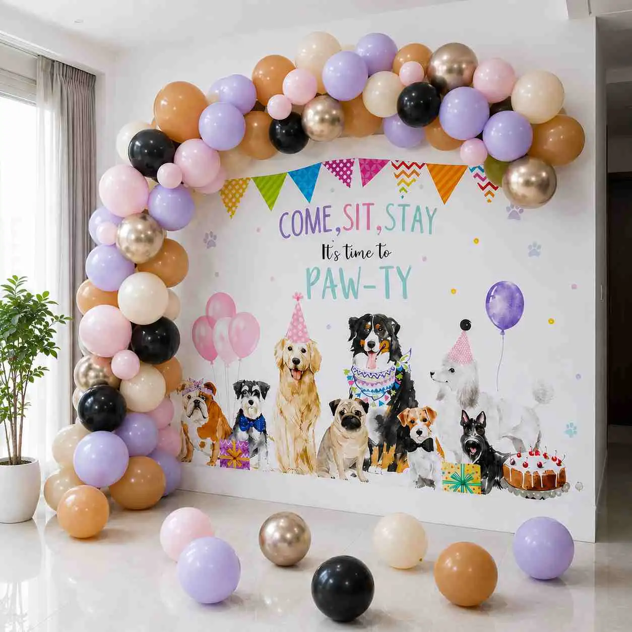 Fun Pet Birthday Balloon Decoration — thumbnail 2