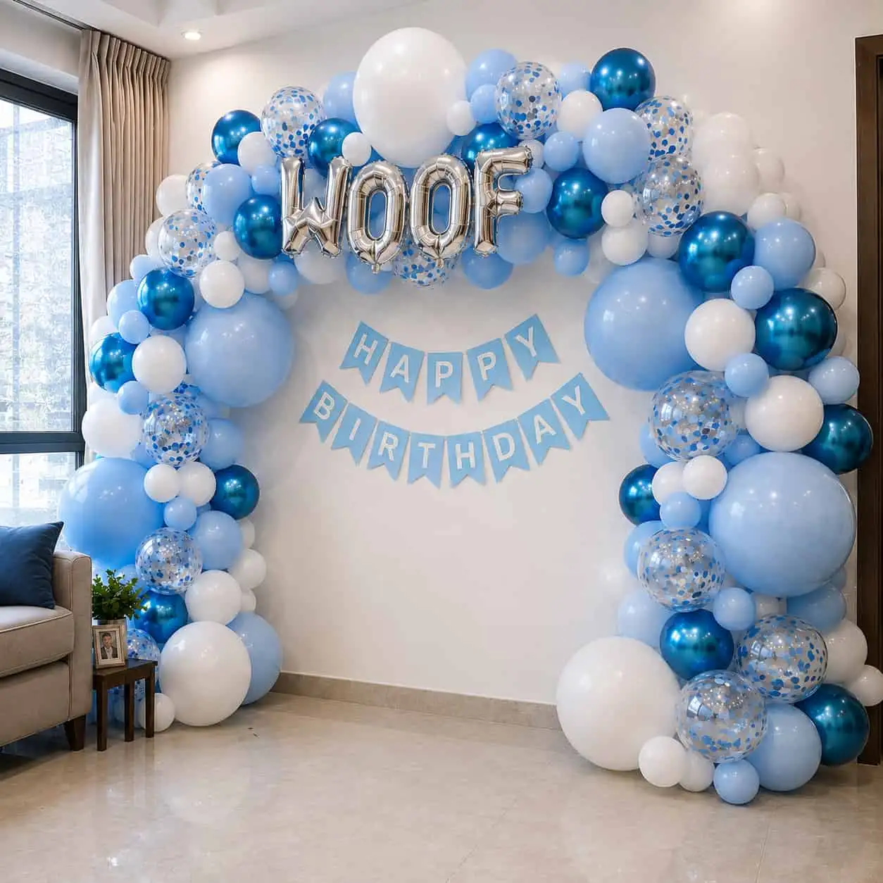 Plain Pet Birthday Balloon Decoration — photo 3