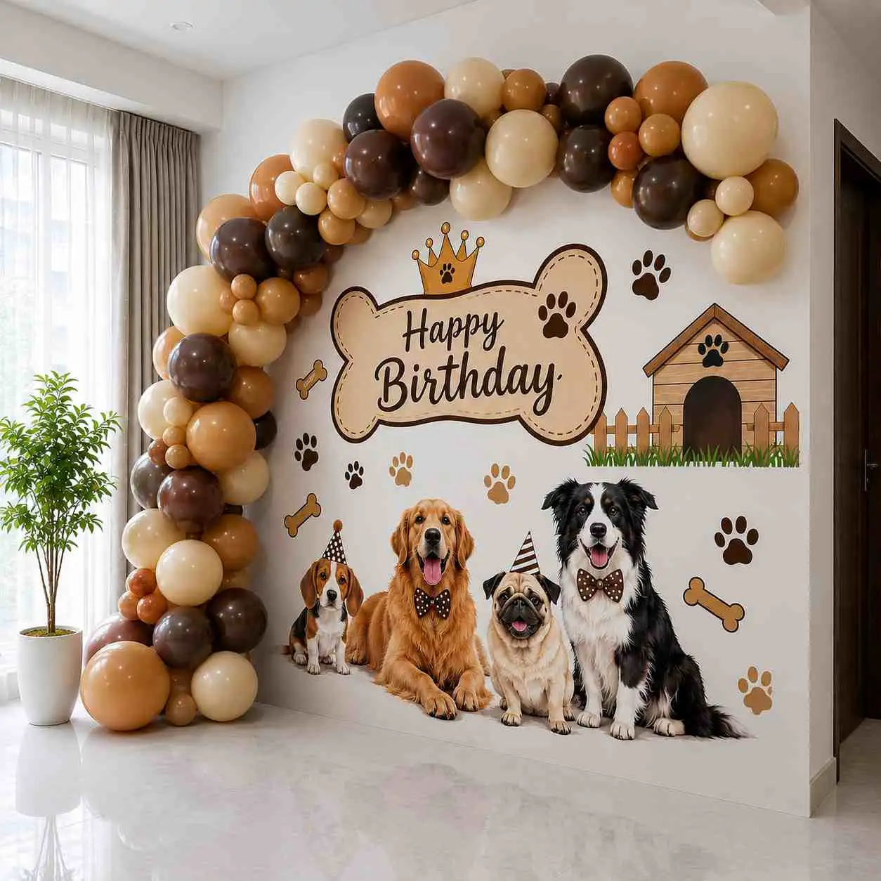 Royal Paw Dog Birthday Decoration — photo 2