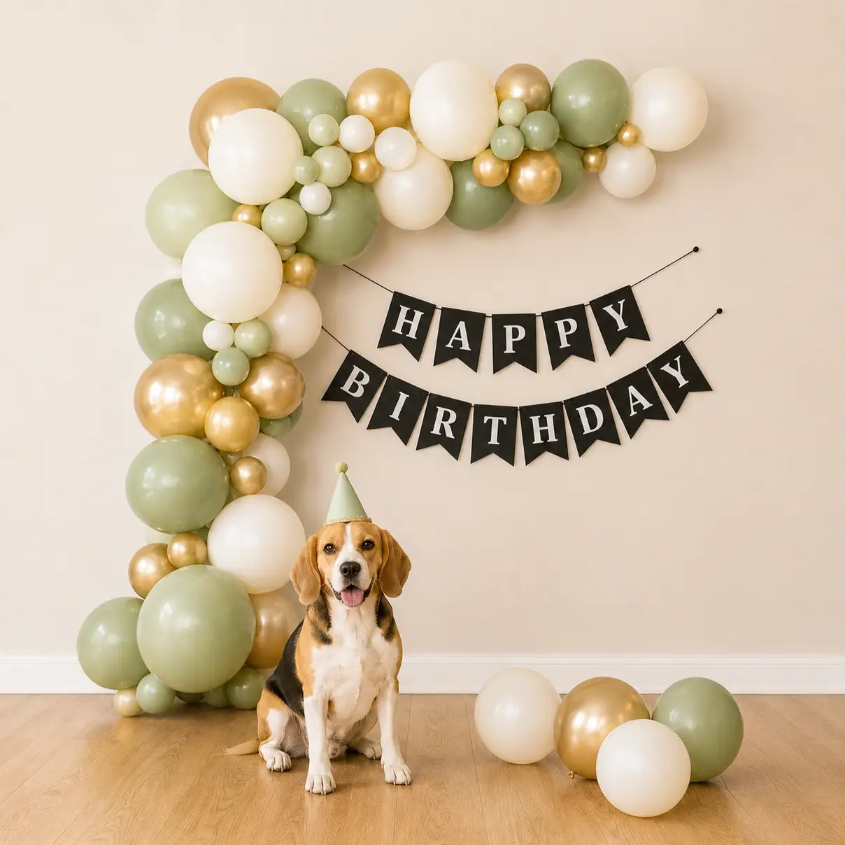 Simple Arch Decor for Pets Birthday — Pet Birthday Decoration for Dogs & Cats