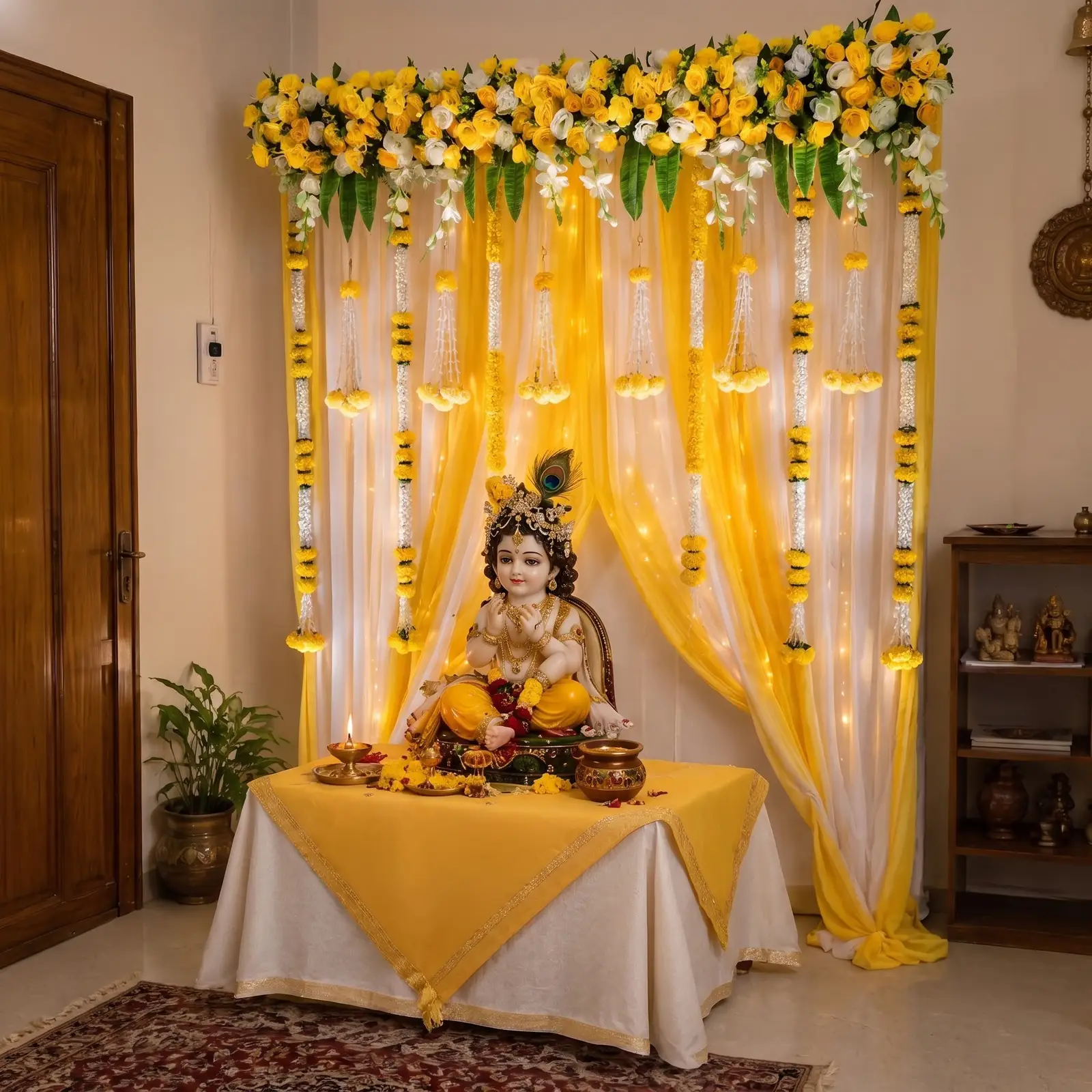 Janmashtami Flower Decoration — thumbnail 2