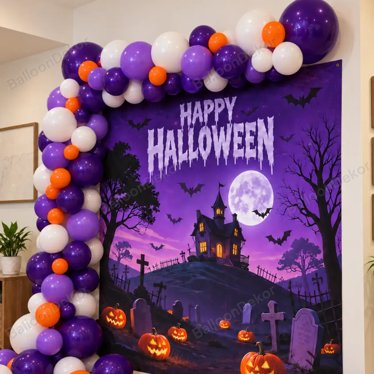 Happy Halloween Backdrop Decoration — thumbnail 2