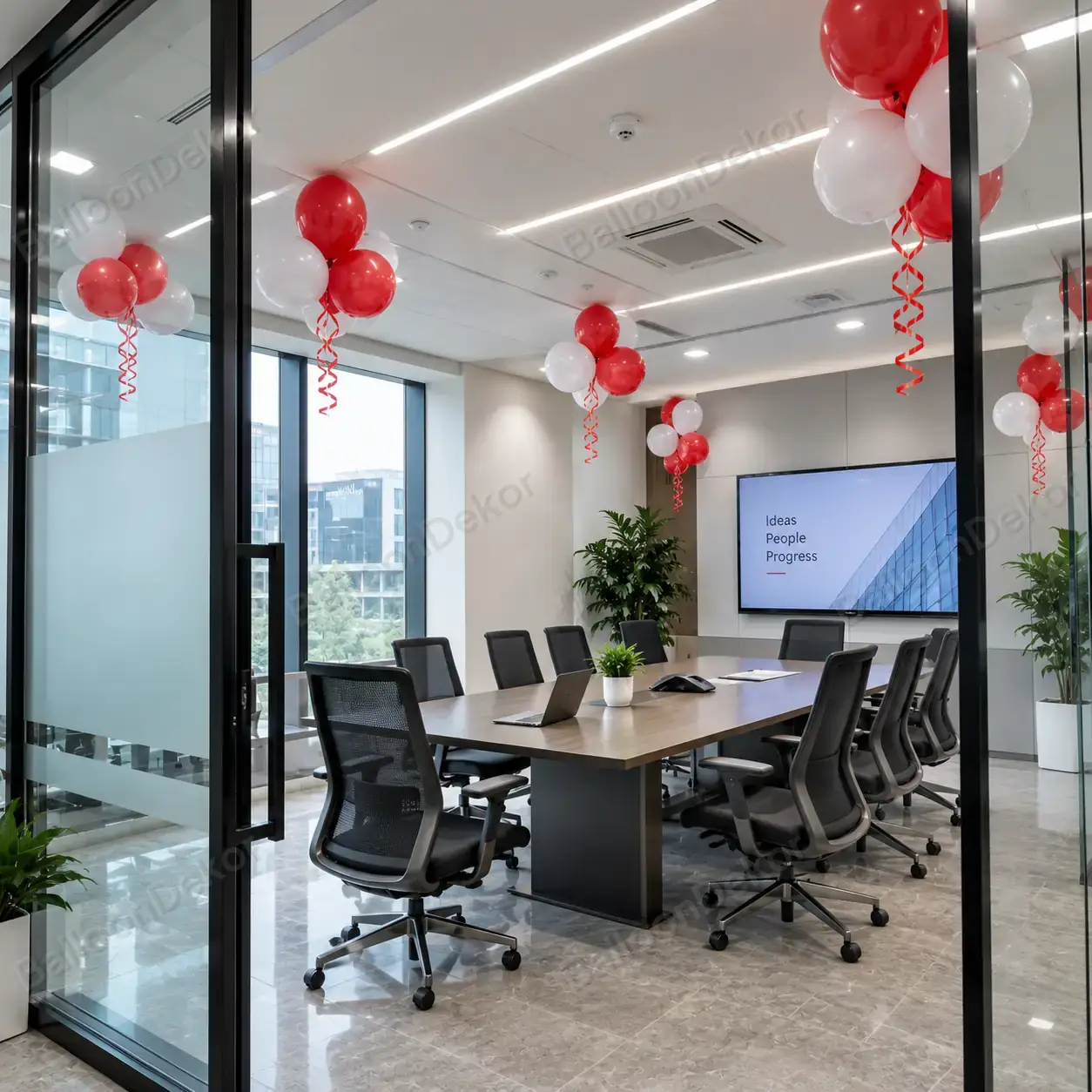 Balloon Decor for Office Opening Ceremony — thumbnail 4