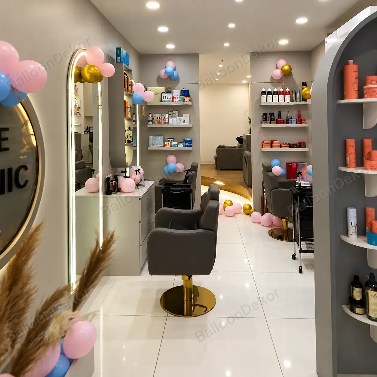 Salon Entrance Balloon Decoration — thumbnail 3