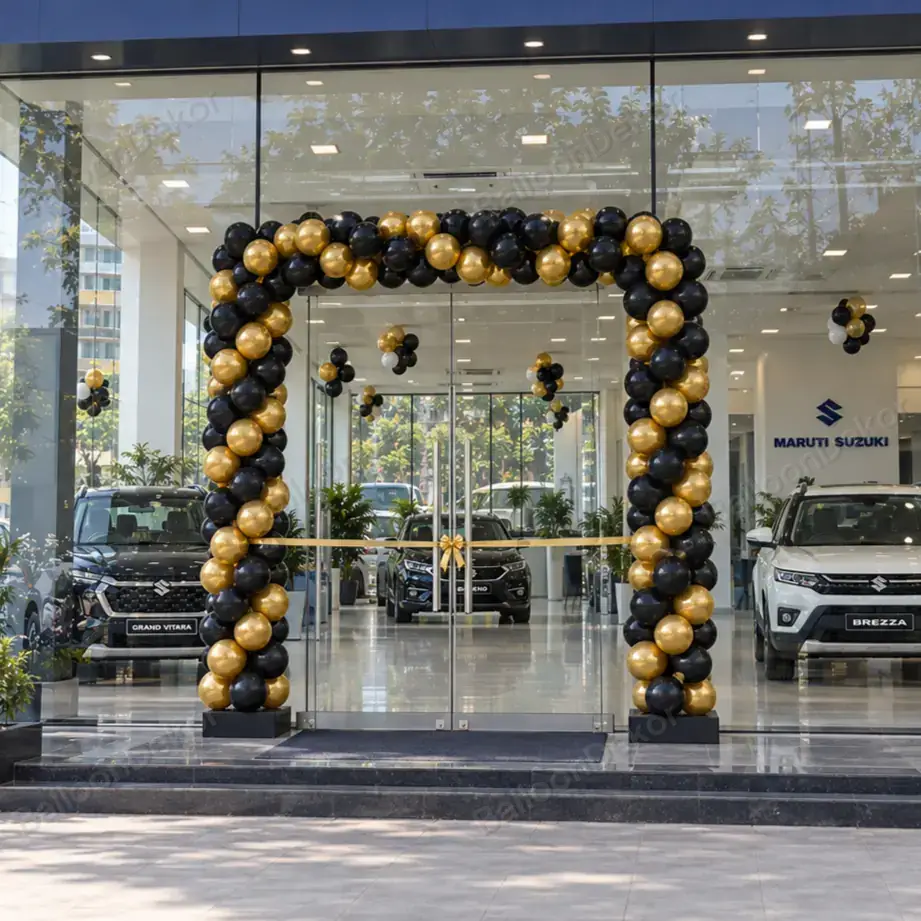 Car Showroom Inauguration Balloon Decoration — thumbnail 2