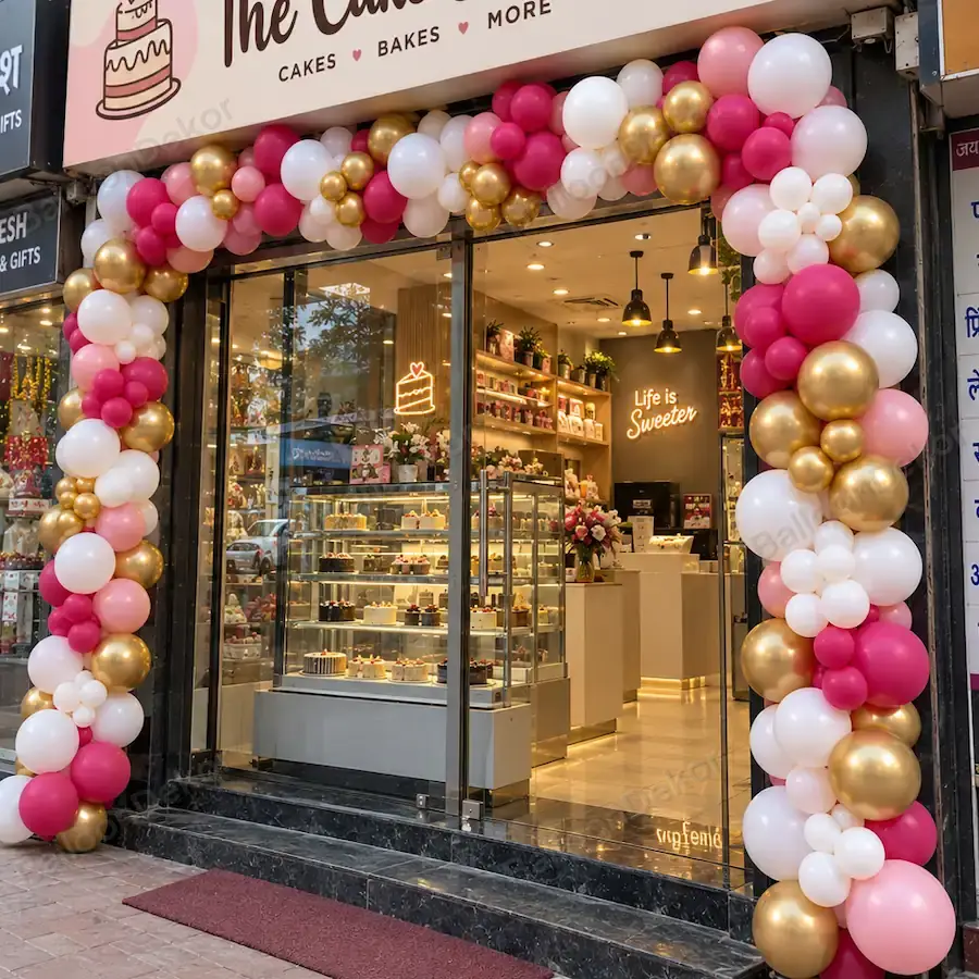 Sweet Balloon Gate Decoration for Cake Shop — thumbnail 3