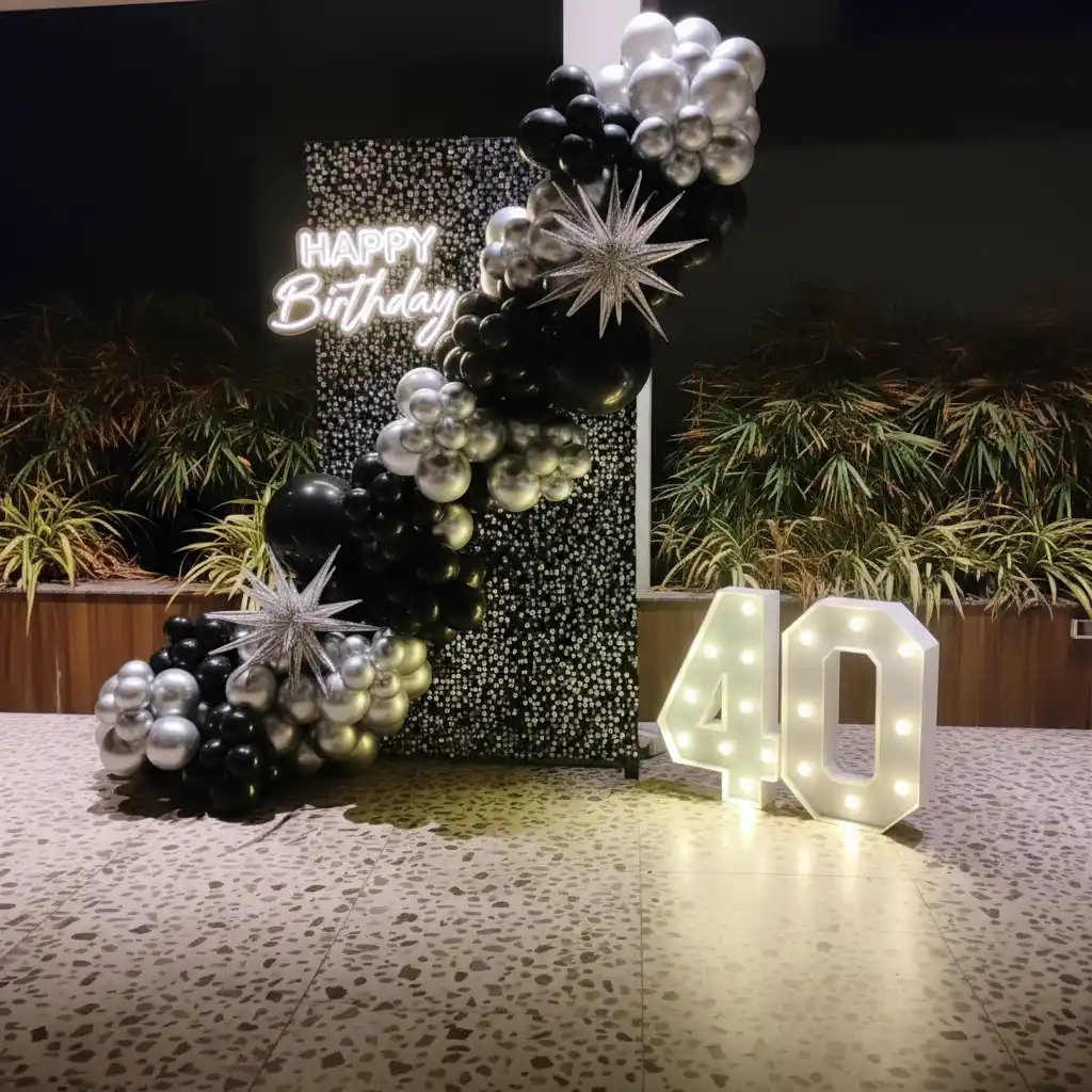 Luxy Birthday Backdrop Decoration — thumbnail 2