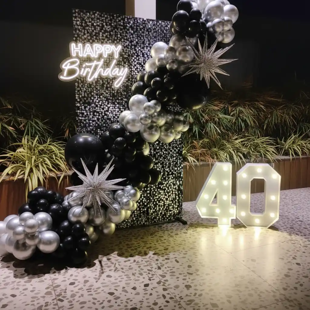 Luxy Birthday Backdrop Decoration — thumbnail 3