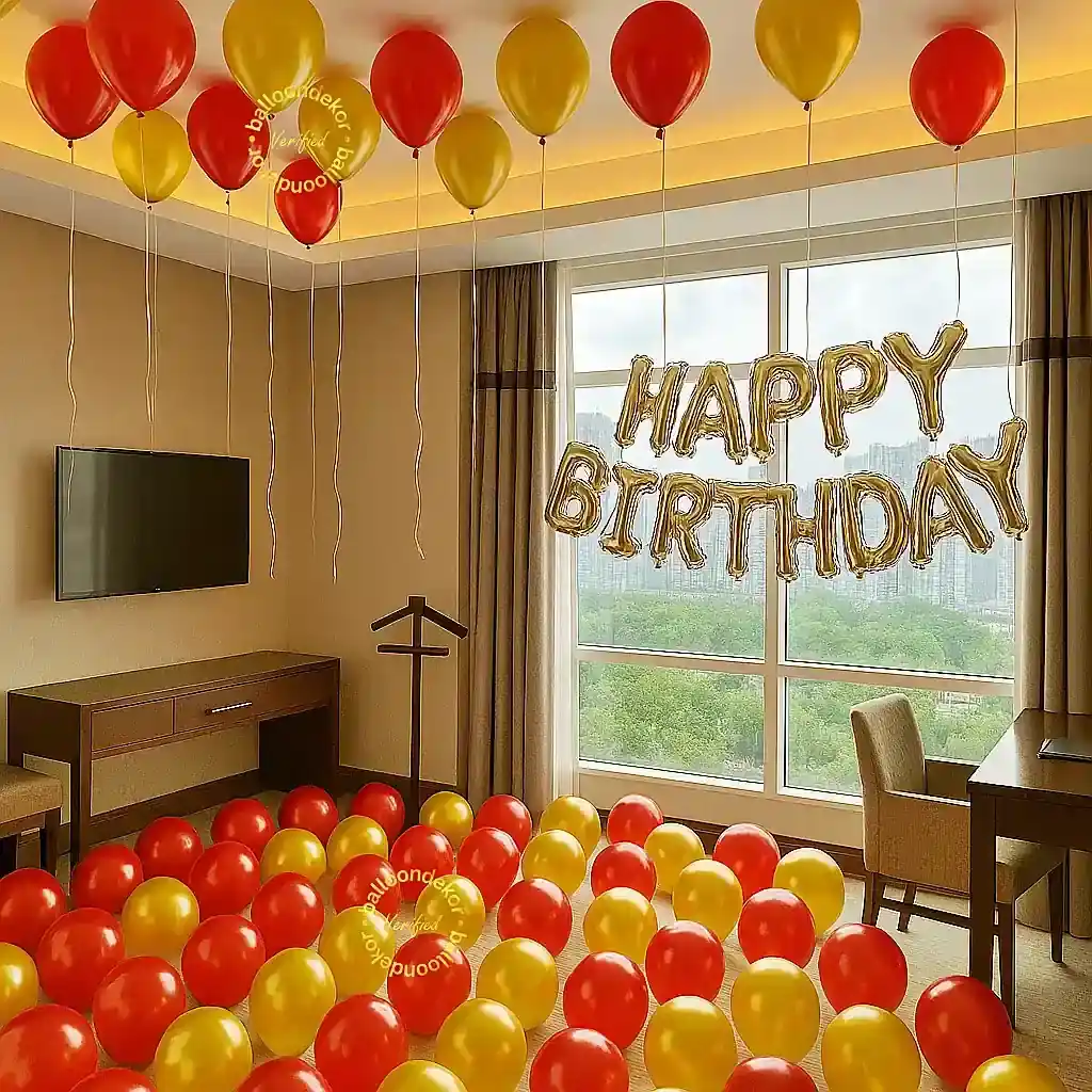 Simple Balloon Decor for Home