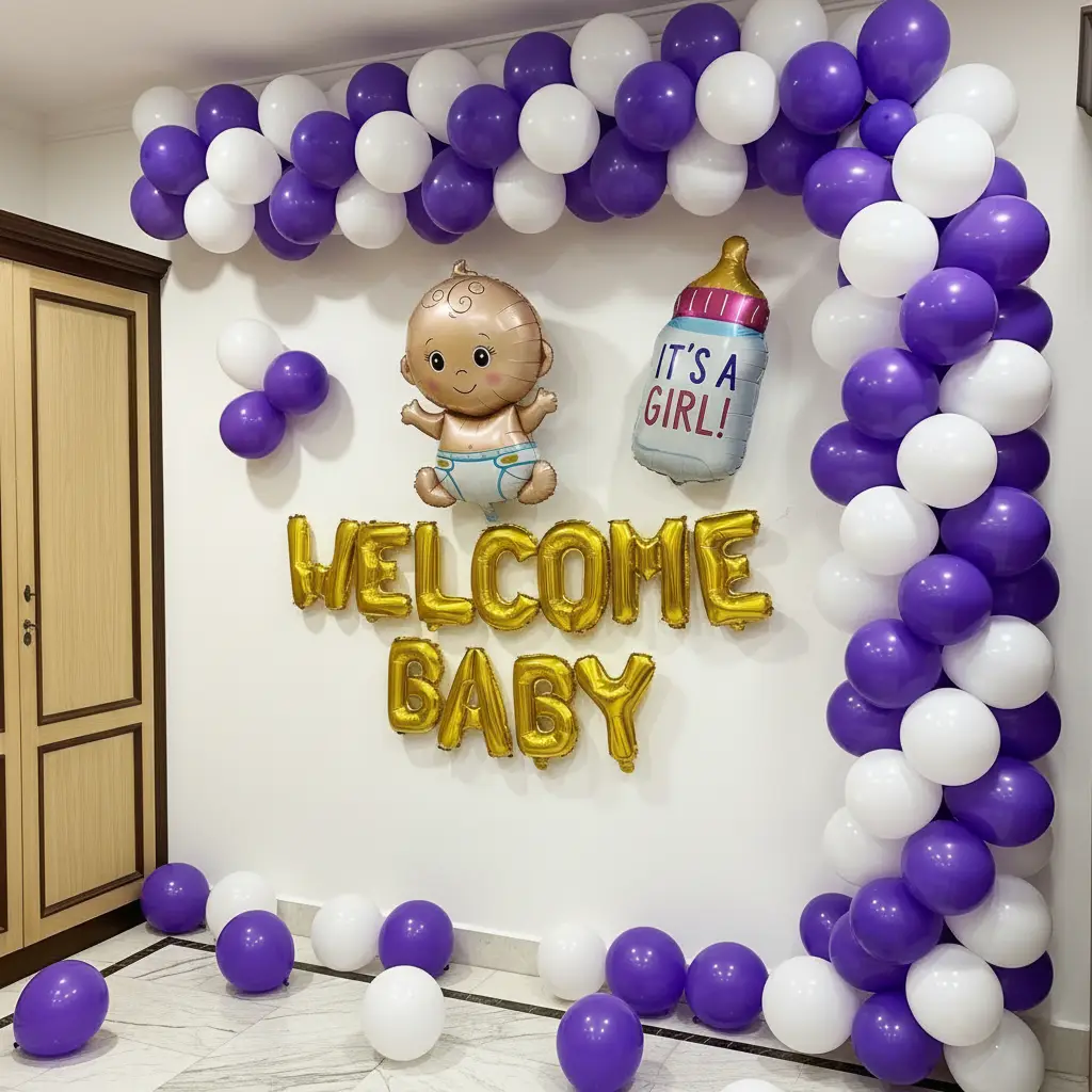 Baby Welcome Balloon Arch Decor — thumbnail 2